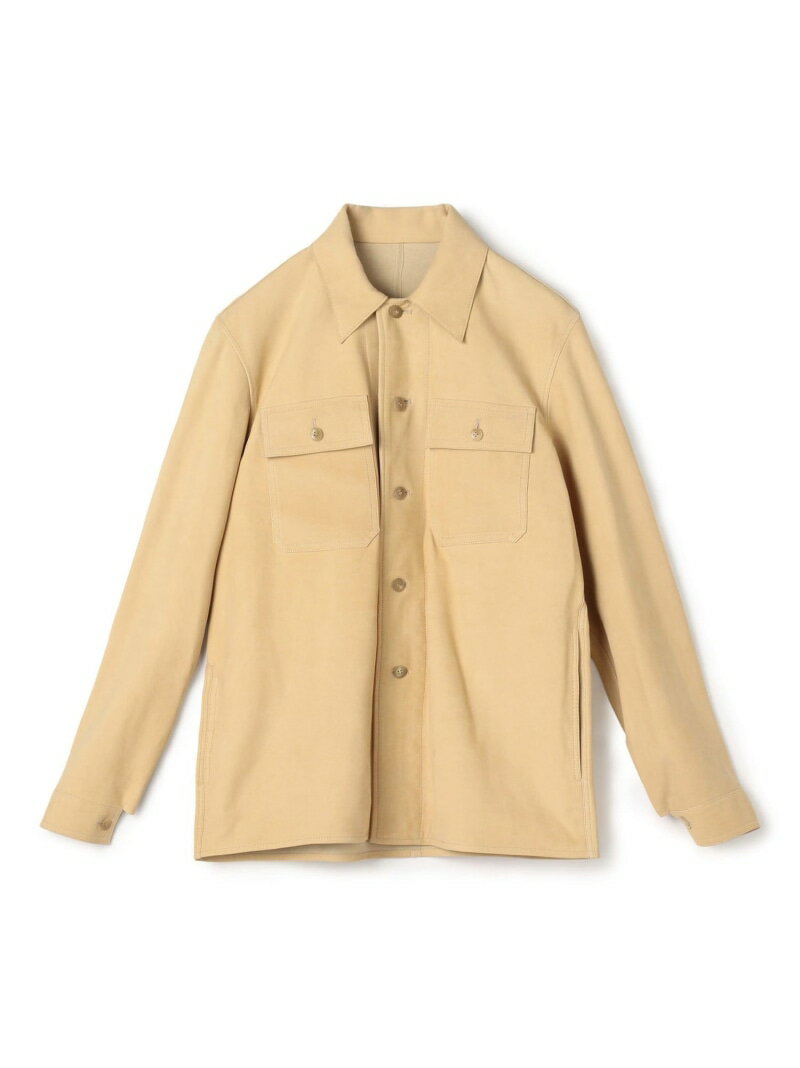 【SALE/40%OFF】TOMORROWLAND BUYING WEAR DENIM PLUTO レザーシャツ トゥモローランド ジャケット・アウター ブルゾン・ジャンパー ブラウン グリーン【RBA_E】【送料無料】
