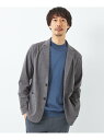 グリーンレーベルリラクシング ジャケット メンズ 【SALE／70%OFF】UNITED ARROWS green label relaxing TR チェック 2B ジャケット -ウォッシャブル・ストレッチ・防シワ- ユナイテッドアローズ アウトレット ジャケット・アウター テーラードジャケット・ブレザー グレー ネイビー【RBA_E】【送料無料】