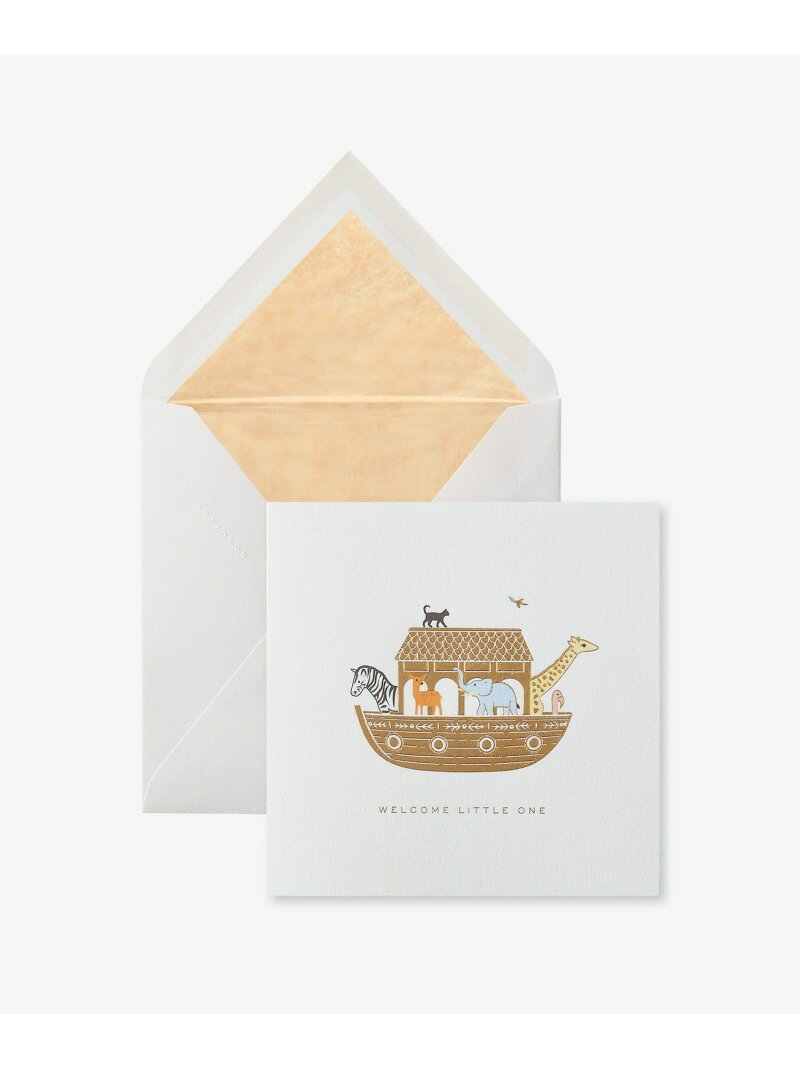 SMYTHSON Birthday Greetnig Noah's Ark Card スマイソン インテリア・生活雑貨 オブジェ・置物・アー..