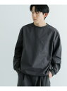 【SALE／42%OFF】URBAN RESEARCH ITEMS 撥水*イージーケア 裾ドロストTops アーバンリサーチアイテムズ トップス カットソー・Tシャツ グレー ブラック ホワイト【RBA_E】【送料無料】