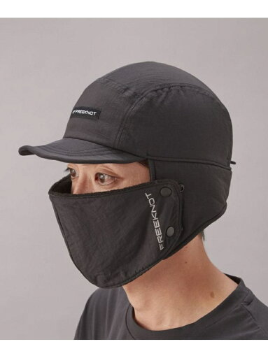 FREEKNOT SOLFIBER FOURON フルカバーウォームキャップ2 フリーノット 帽子 ニット帽・ビーニー ブラック【送料無料】 FREEKNOT SOLFIBER FOURON フルカバーウォームキャップ2 フリーノット 帽子 ニット帽・ビーニー ブラック【送料無料】