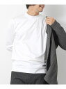 NOLLEY'S goodman 《ビジカジ対応》シルケットスムースドレスL/S Tシャツ 25AW ノーリーズ トップス カットソー・Tシャツ ブルー ホワイト グレー ブラック ブラウン【先行予約】*【送料無料】