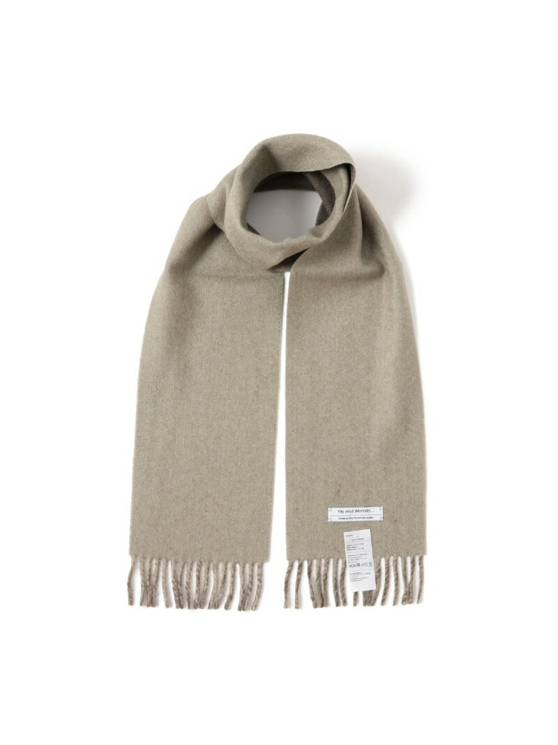 International Gallery BEAMS THE INOUE BROTHERS / アルパカ 2カラー ブラッシュ ネック マフラー 15*..