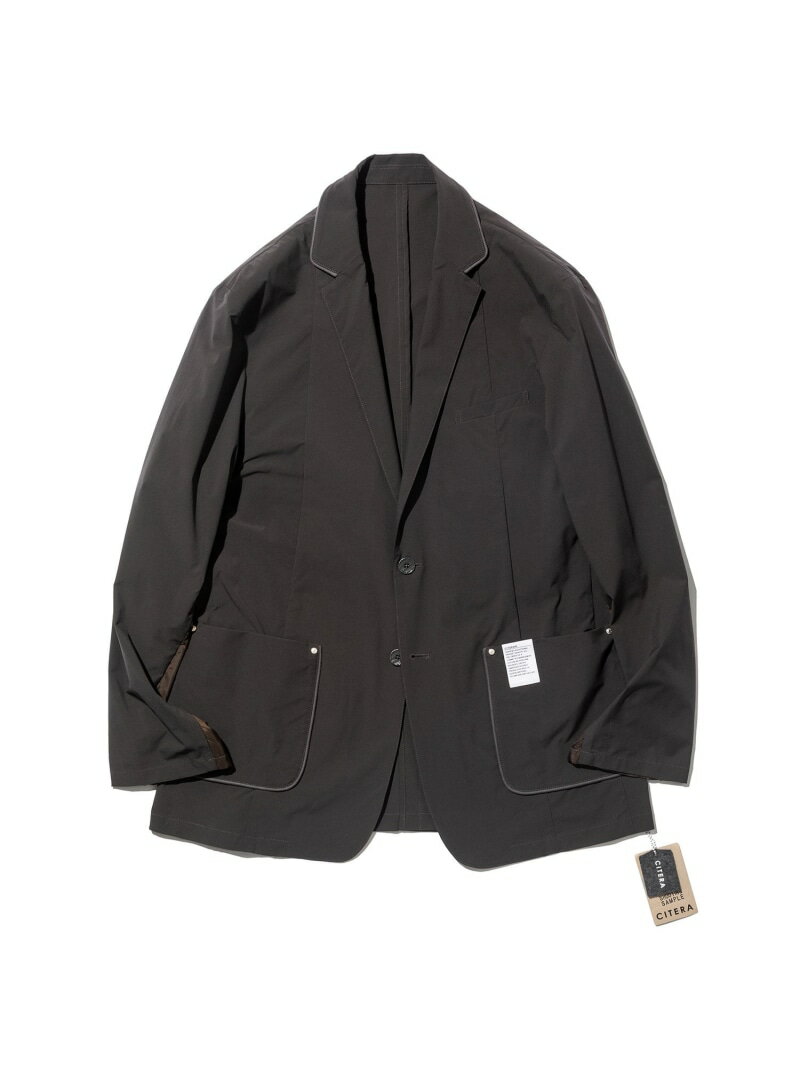 CITERA ECKE JKT シテラ ジャケット・アウター テーラードジャケット・ブレザー グレー ブラック【送料無料】