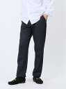 【SALE/30%OFF】TAKA-Q 【24AW】 TechMove スリムフィット ノータックパンツ デニム紺(セットアップ可能) タカキュー スーツ・フォ...