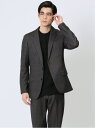 【SALE/30%OFF】TAKA-Q TechMove スリムフィット 2ボタンジャケット 組織茶(セットアップ可能) メンズ セットアップ ジャケット ビジ...
