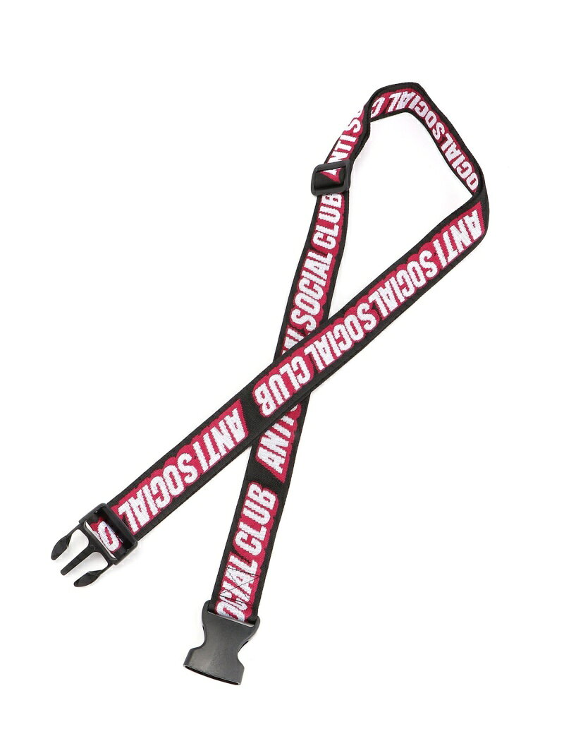 Anti Social Social Club Anti Social Social Club/(M)【8】 SEE RIGHT THRU ME BELT レアリゼ ファッション雑貨 ベルト ブラック【送料無料】