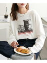 Discoat 【ユニセックス】HordineフォトロンT ディスコート トップス カットソー・Tシャツ ホワイト グレー【送料無料】