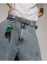 【SALE/30%OFF】FREAK'S STORE メタルメッシュ ダブルピンベルト 25SS フリークスストア ファッション雑貨 ベルト シルバー【RBA_...