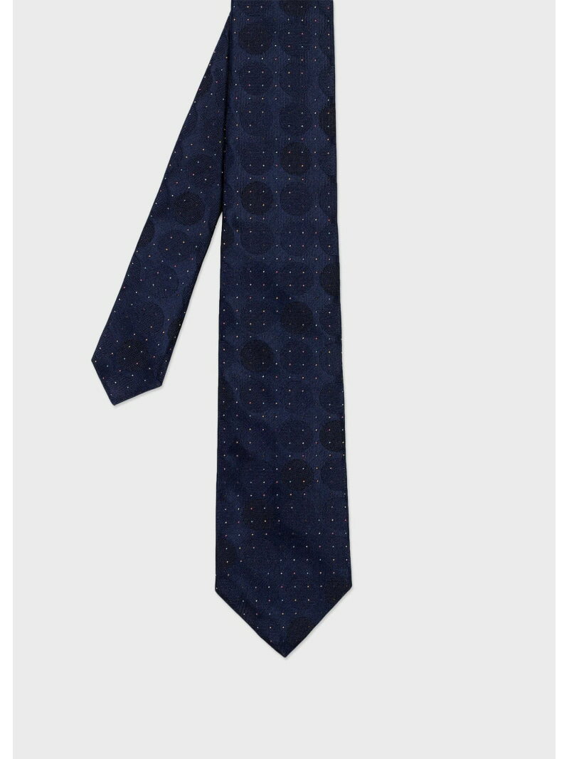 Paul Smith マルチカラーピンドット タイ ポール・スミス スーツ・フォーマル ネクタイ・蝶ネクタイ ネイビー レッド【送料無料】
