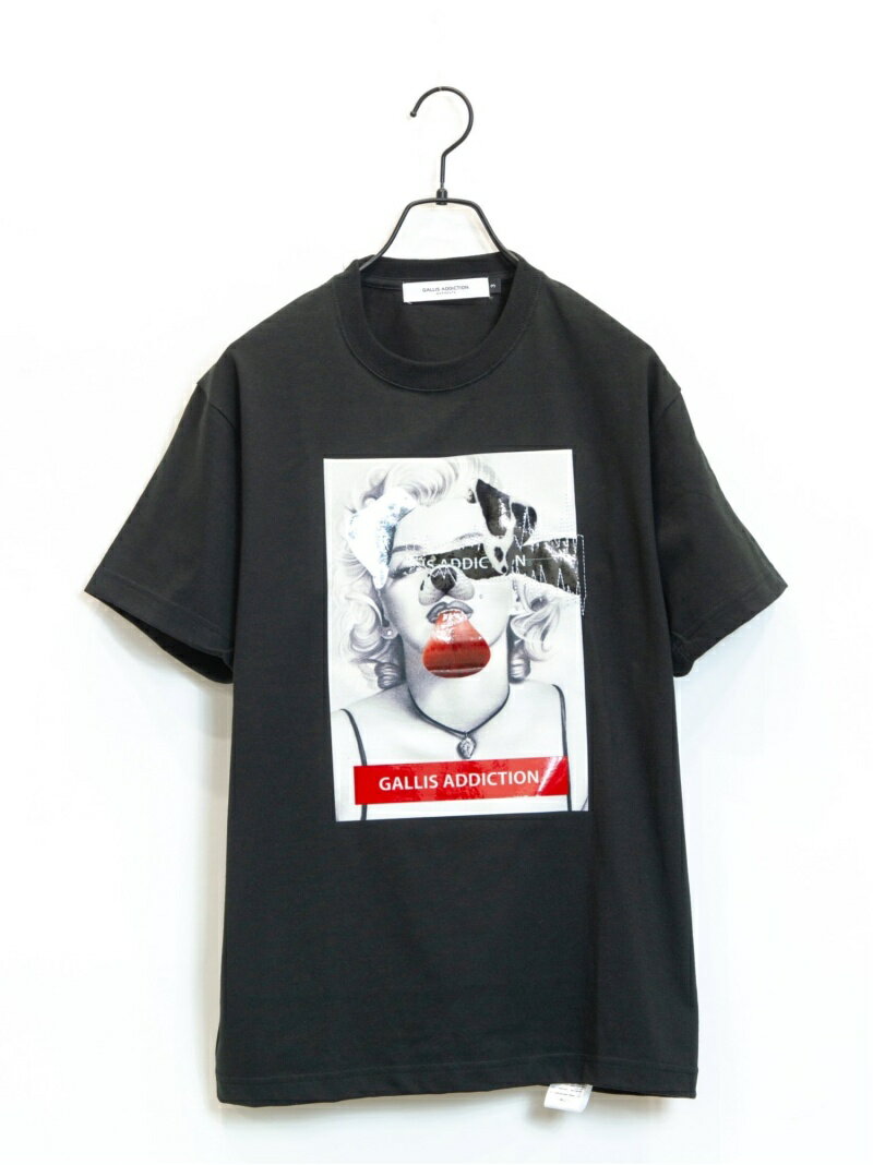 【SALE／40%OFF】GALLIS ADDICTION GALLISADDICTION/(M)GA MMG RE-MAKE TEE ジャックローズ トップス カットソー・Tシャツ ブラック ホワイト【RBA_E】【送料無料】