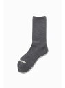 and wander wool socks アンドワンダー シューズ・靴 その他のシューズ・靴 グレー ネイビー ブラック【送料無料】
