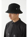 and wander PE/CO hat アンドワンダー 帽子 その他の帽子 ブルー ブラック【送料無料】