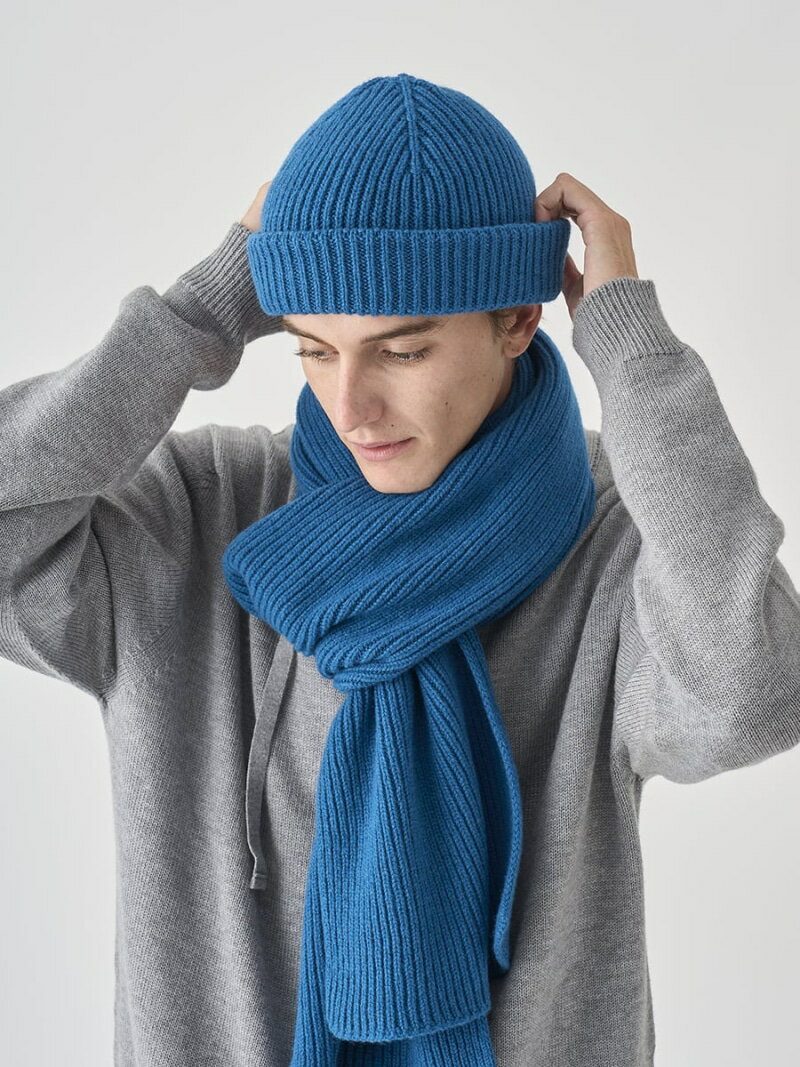JOHN SMEDLEY [Eco Cashmere]カシミヤ混 リブ編ニットキャップ ｜ ORAM ｜ 5G ジョンスメドレー ファッション雑貨 マフラー・ストール・ネックウォーマー【送料無料】