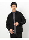 【SALE/11%OFF】COMME CA ISM MA-1 コンビ ブルゾン コムサイズム ジャケット・アウター ブルゾン・ジャンパー ブラック グレー【RBA_E】【送料無料】