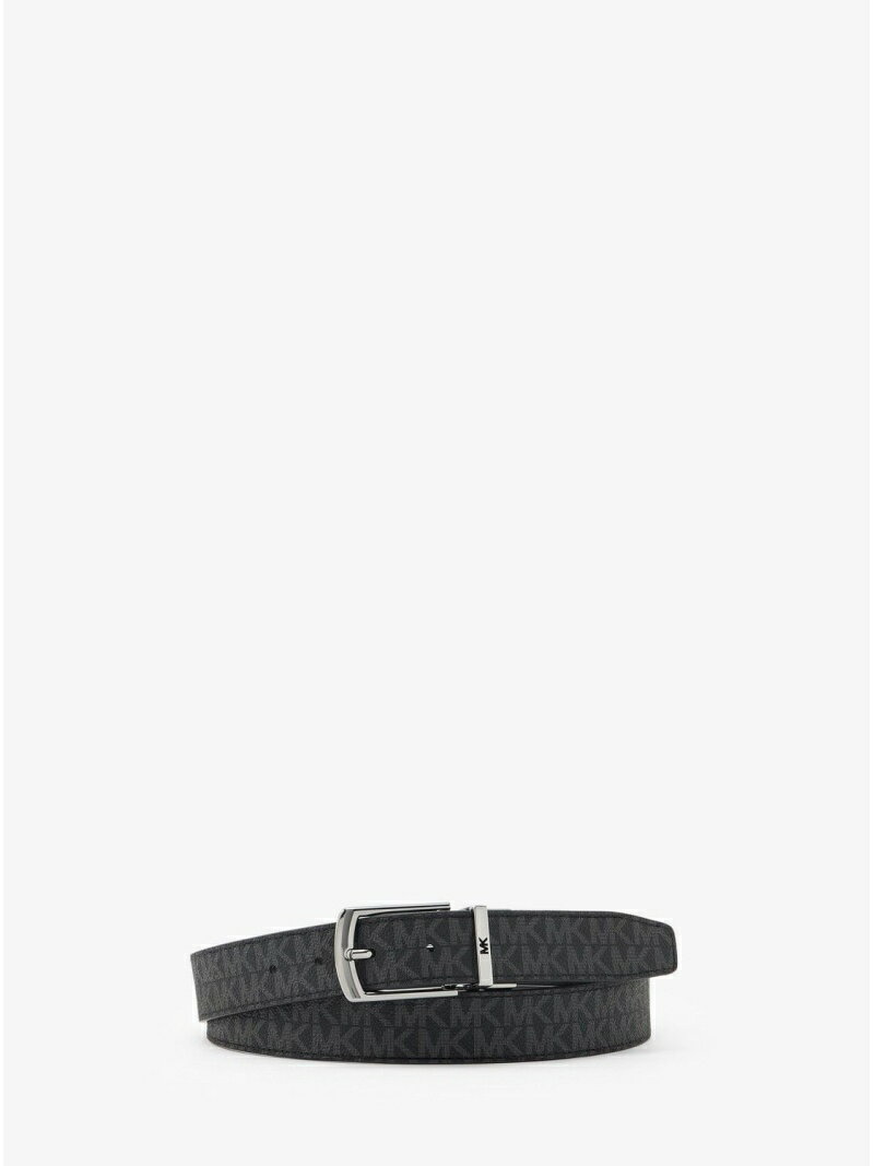 MICHAEL KORS 34mm MK ドレス カット ベルト マイケルコース マイケル・コース ファッション雑貨 チャーム・キーチェーン ブラック【送料無料】