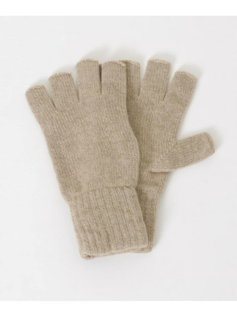 【SALE／20%OFF】URBAN RESEARCH William Brunton Hand Knits CashmereFingerlessGlove アーバンリサーチ ファッション雑貨 手袋 ブラック ベージュ【RBA_E】【送料無料】