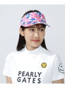PEARLY GATES パイナップル柄バイザー (UNISEX) パーリーゲイツ 帽子 その他の帽子 ホワイト【送料無料】