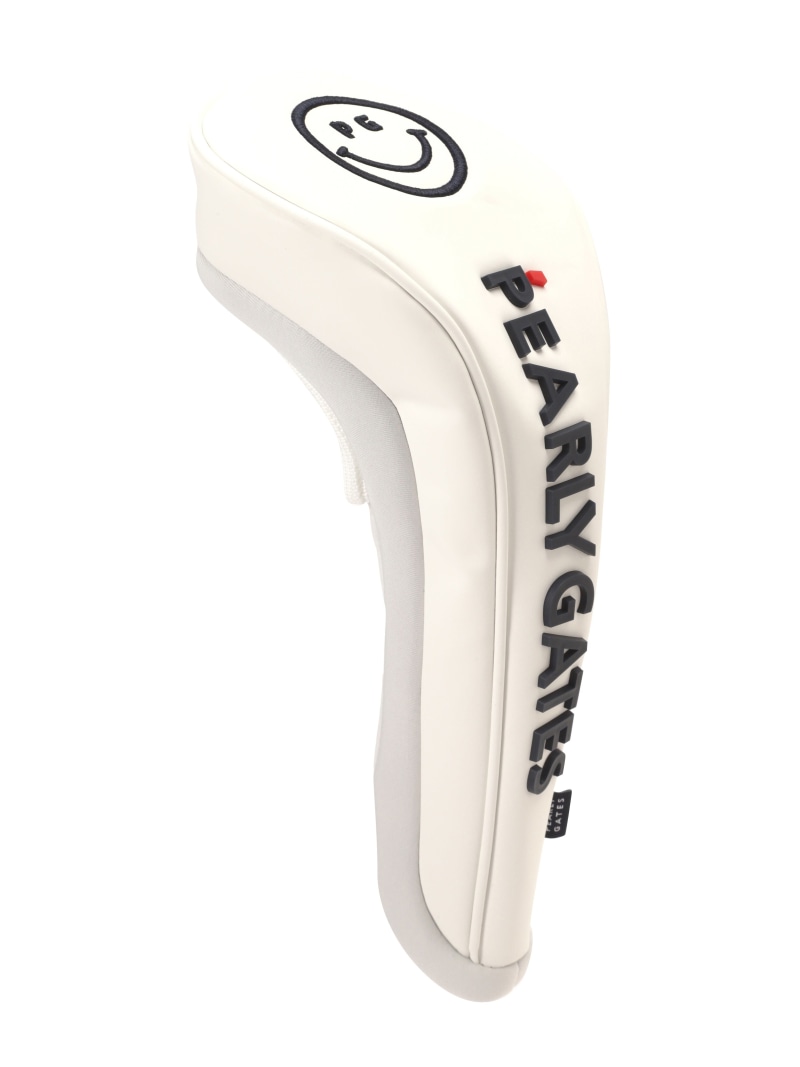 PEARLY GATES マット合皮 ドライバー用 ヘッドカバー (460CC対応) (UNISEX) パーリーゲイツ スポーツ・アウトドア用品 ゴルフグッズ ネイビー ホワイト【送料無料】