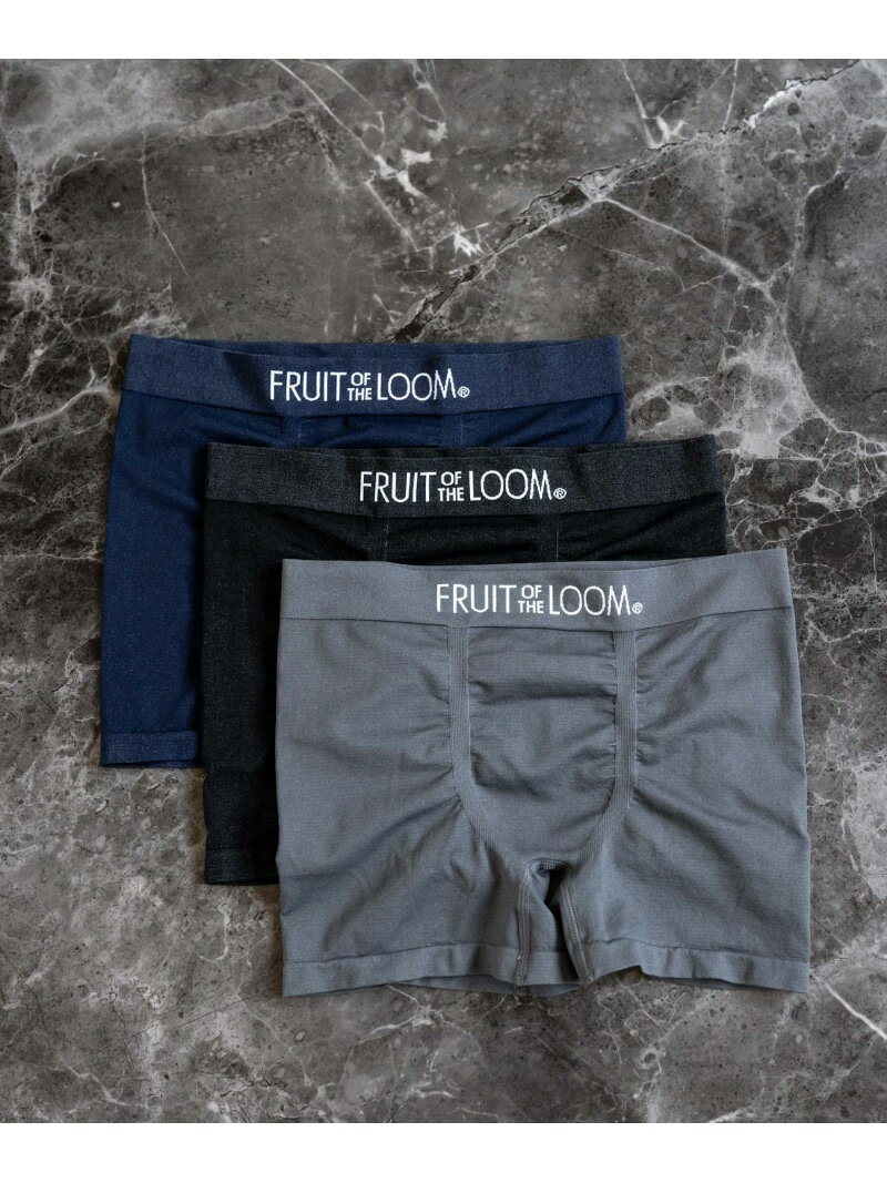 Rocky Monroe FRUIT OF THE LOOM ボックス入りローライズ3Pボクサーパンツ ロッキーモンロー インナー・ルームウェア ボクサーパンツ・トランクス ブラック ネイビー 3