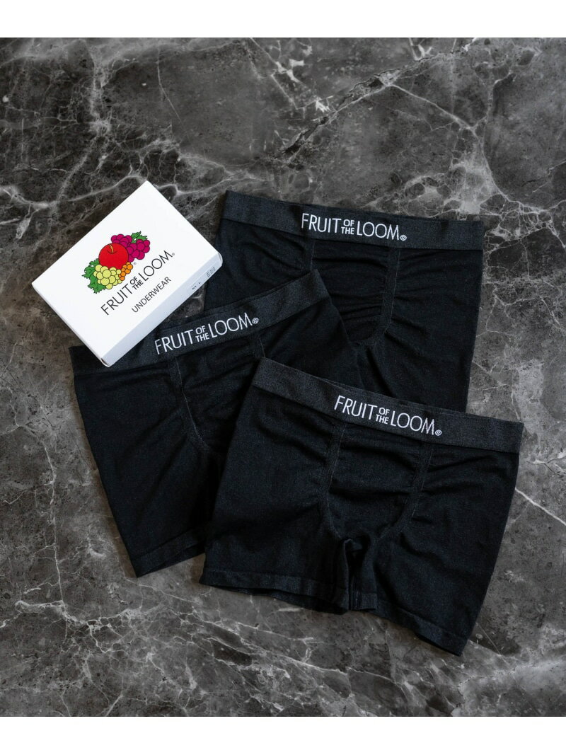 Rocky Monroe FRUIT OF THE LOOM ボックス入りローライズ3Pボクサーパンツ ロッキーモンロー インナー・ルームウェア ボクサーパンツ・トランクス ブラック ネイビー 2