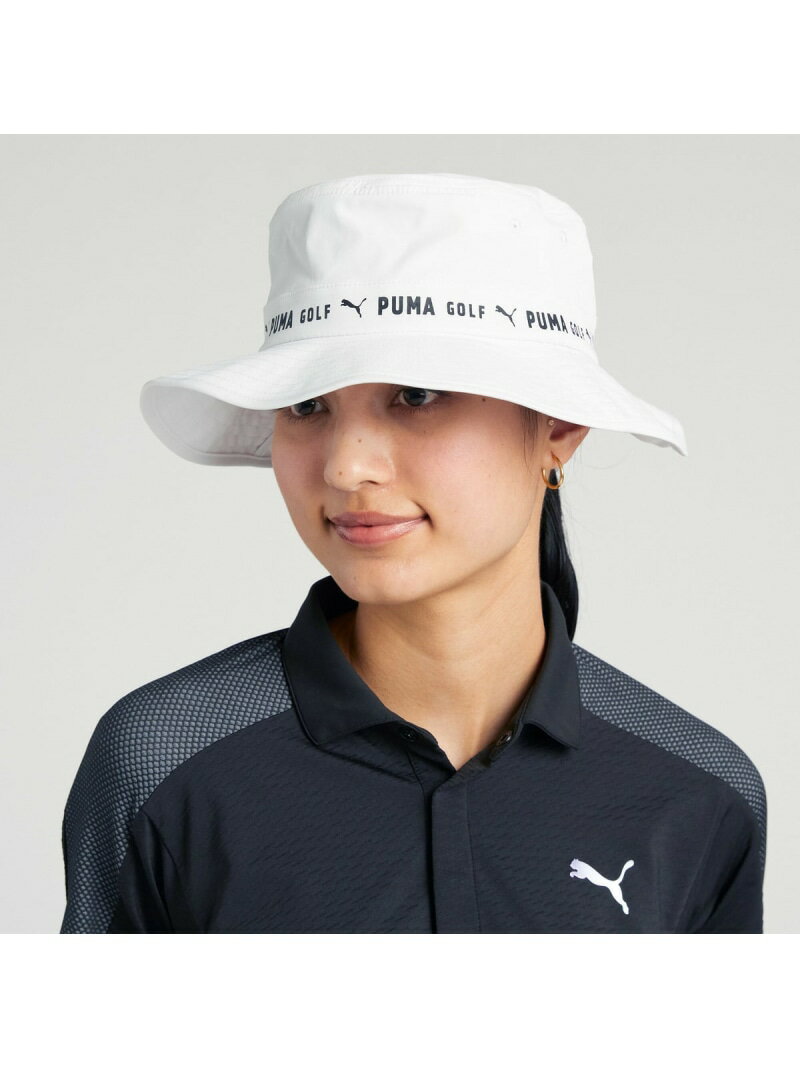 PUMA ウィメンズ ゴルフ W サン シェード バケットハット プーマ 帽子 ハット ホワイト【送料無料】