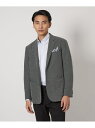 【SALE/30%OFF】UNITED ARROWS green label relaxing ECOPET ハニカム ジャージ 2B ジャケット ユナイテッドアローズ アウトレット ジャケット・アウター テーラードジャケット・ブレザー グレー ネイビー【RBA_E】【送料無料】