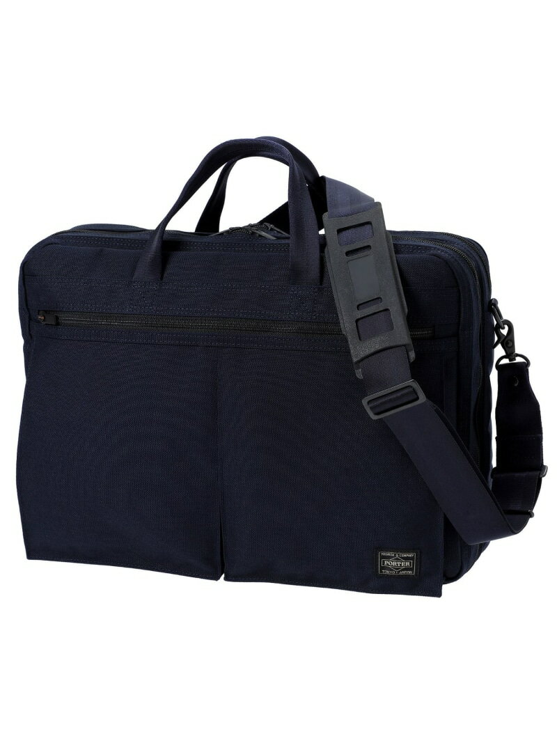 PORTER テンション 2WAYブリーフケース ポーター バッグ ビジネスバッグ・ブリーフケース ネイビー ブ..