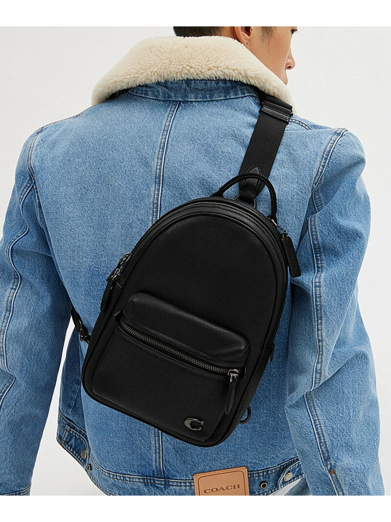 COACH 【公式】チャーター パック コーチ バッグ ボディバッグ・ウエストポーチ ブラック【送料無料】