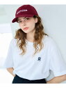 【SALE／10%OFF】TOMMY HILFIGER モノグラムエンブロイドTシャツ トミーヒルフィガー トップス カットソー・Tシャツ ホワイト グリーン ネイビー ブラック ブルー【RBA_E】【送料無料】