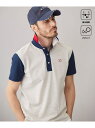 23区GOLF 【MEN】【吸水速乾/UVカット】ベーシック ポロシャツ ニジュウサンクゴルフ トップス ポロシャツ ネイビー グレー ブラック レッド ホワイト【送料無料】(4)