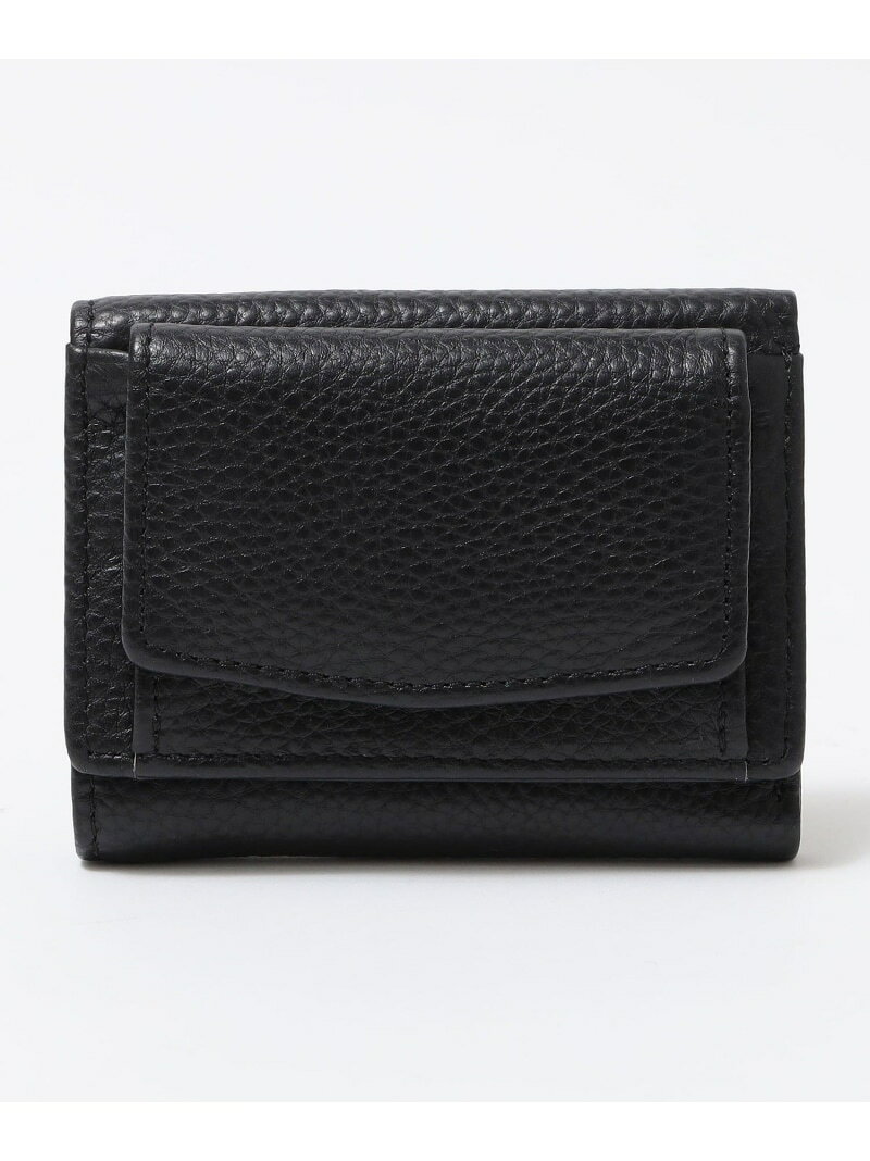 Rakuten Fashion MenのSHIPS Colors SHIPS Colors:レザー TRI-FOLD ウォレット (三つ折り 財布)◇ シップス 財布・ポーチ・ケース 財布 ネイビー ブラック ベージュ【送料無料】｜アングル2