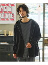 The unormwind <The unormwind>ヘビーウェイトダンボールポンチジップパーカー カジュアル トップス パーカー・フーディー レッド ホワイト グレー ブラック ブラウン ベージュ ネイビー【送料無料】(4)