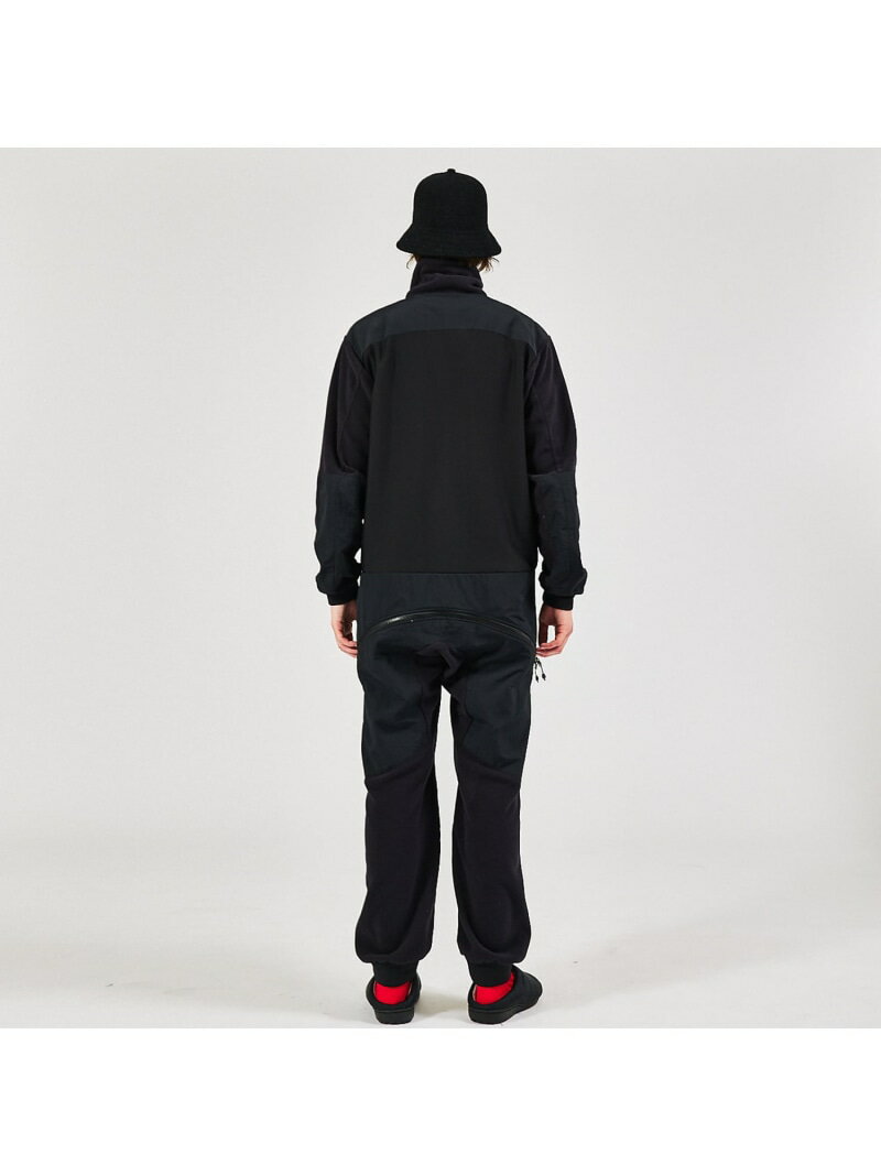 ABAHOUSE LASTWORD 【NANGA/ナンガ】POLARTEC EXPEDITION ALL IN ON アバハウス オールインワン・オーバーオール オーバーオール・サロペット ブラック【送料無料】