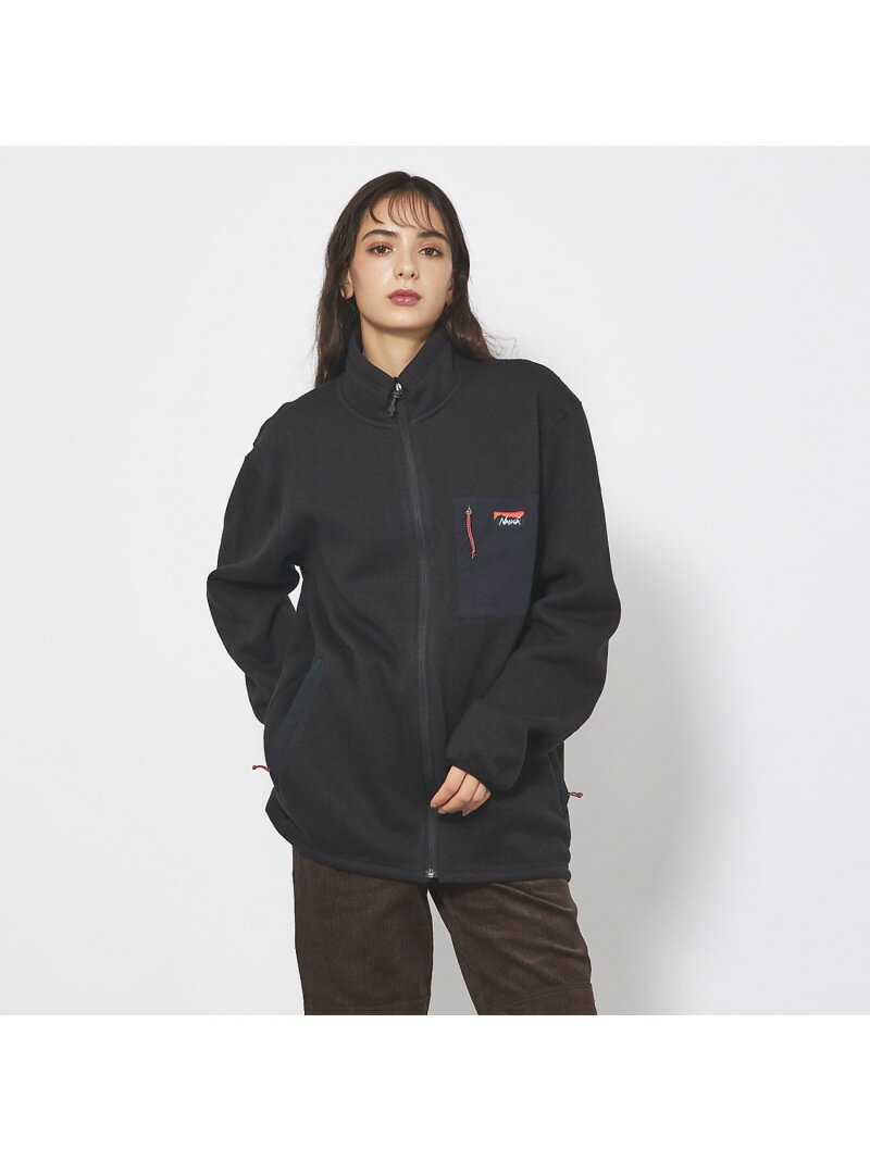 ABAHOUSE LASTWORD 【NANGA/ナンガ】POLARTEC FLEECE ZIP/ナンガ ポーラテッ アバハウス ジャケット・アウター ブルゾン・ジャンパー ブラック【先行予約】*【送料無料】