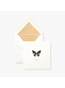 SMYTHSON Thank You Imperial Butterfly Card スマイソン 文房具 その他の文房具 ホワイト