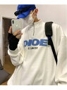 【SALE/84%OFF】NOWLE NOWLE/(M)ハーフジップ リブ付き ワッフル プルオーバー チェルカ トップス スウェット・トレーナー ホワイト グ...