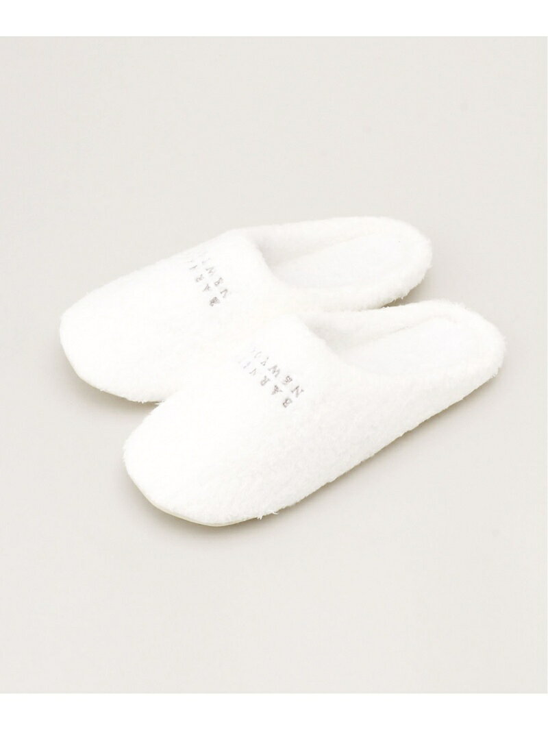 BARNEYS NEW YORK (U)パイル地ルームシューズ (L) バーニーズ　ニューヨーク インテリア・生活雑貨 その他のインテリア・生活雑貨 ホワイト【送料無料】のサムネイル