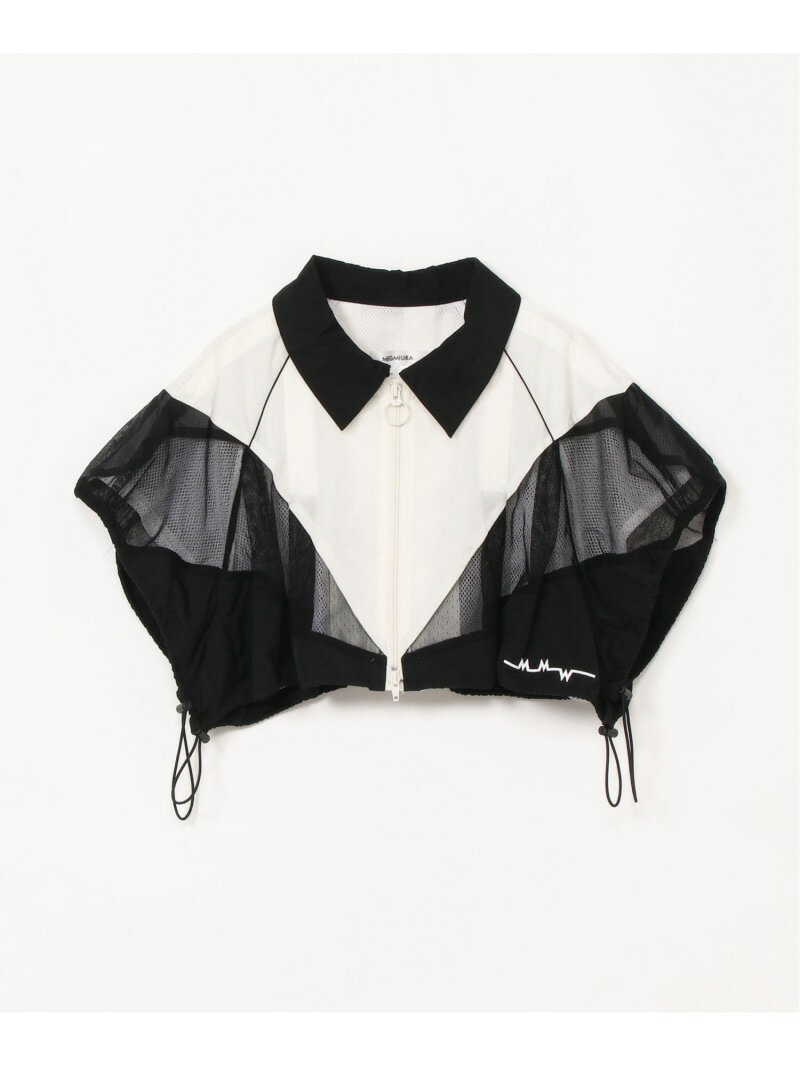 MEGMIURA WARDROBE (U)Tuck panel Jacket メグミウラ ジャケット・アウター ブルゾン・ジャンパー ホワイト ブラック【送料無料】