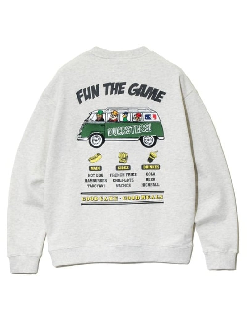 【SALE／10%OFF】Duckster DUCKSTER/ダックスター 刺繍/プリント クルーSW《FUN THE GAME》(MENS) ゴー..
