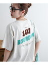 Discoat 【ユニセックス】サガラバック刺繍Tシャツ ディスコート トップス カットソー・Tシャツ ベージュ ネイビー【送料無料】