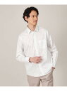 【SALE/50%OFF】TAKEO KIKUCHI 【Made in JAPAN】千鳥プリント シャツ タケオキクチ トップス シャツ・ブラウス ホワイト ブルー【RBA_E】【送料無料】(4)
