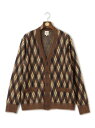 【SALE/50%OFF】J.PRESS 【KING SIZE】【WEB限定カラー有】モヘアヤーン アーガイルカーディガン ジェイプレス トップス カーディガン...
