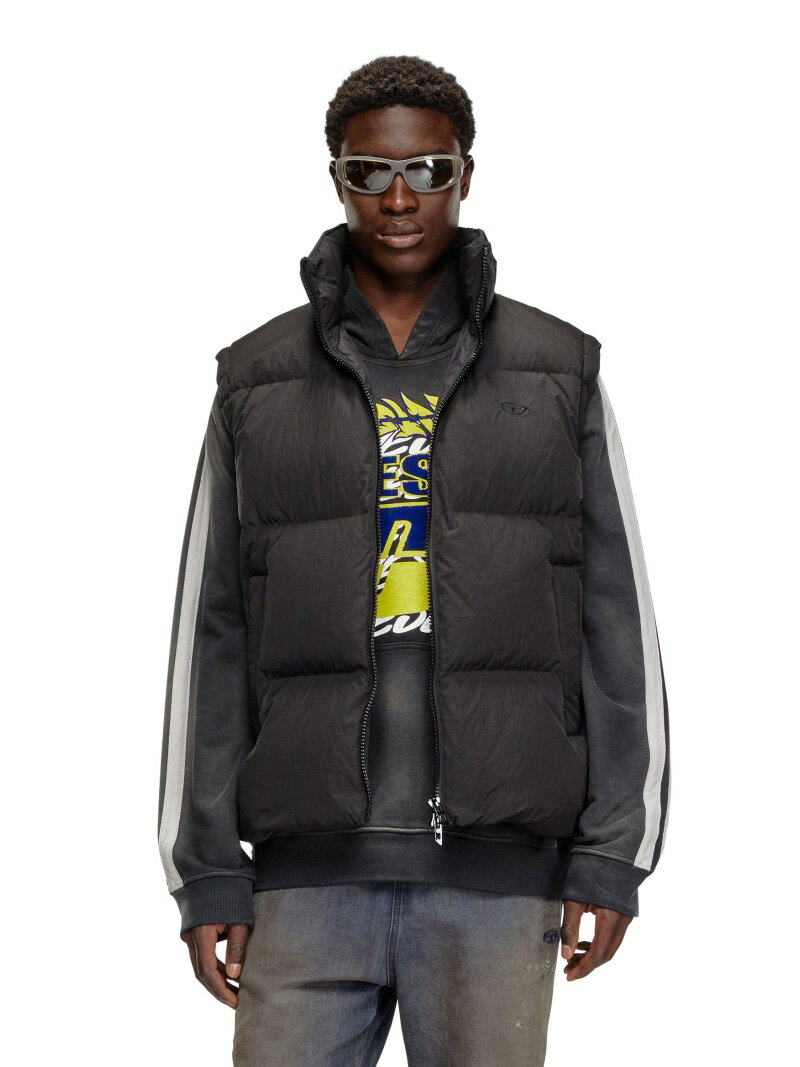 DIESEL ダウンジャケット/ダウンベスト グレー 0124925E0006 mg5163-01_1.jpg