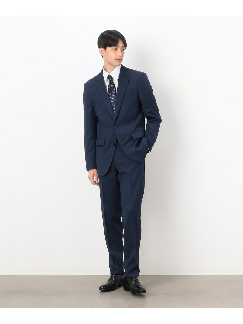 COMME CA ISM 【マシンウォッシャブル】ストレッチ ドビー スーツ コムサイズム スーツ・フォーマル スーツジャケット ブラック ネイビー ブルー【送料無料】