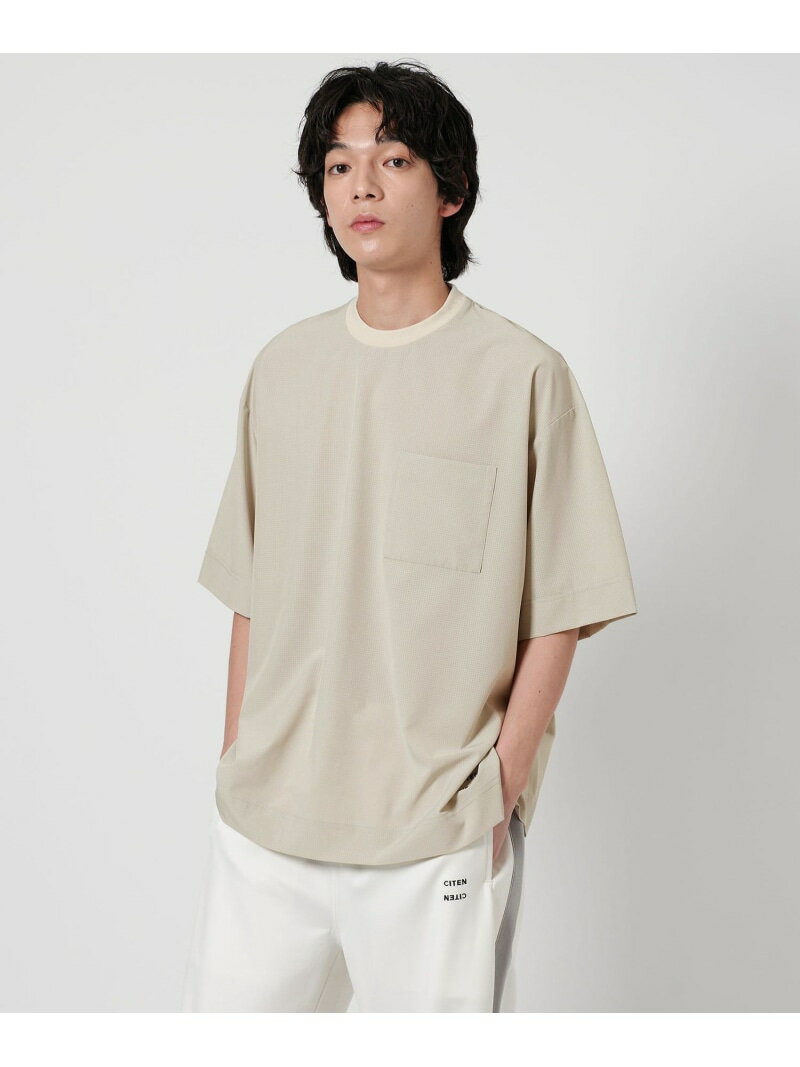 【SALE／20%OFF】CITEN ＜CITEN＞マイクロドットプルオーバーT シテン トップス カットソー・Tシャツ グレー ブラック【RBA_E】