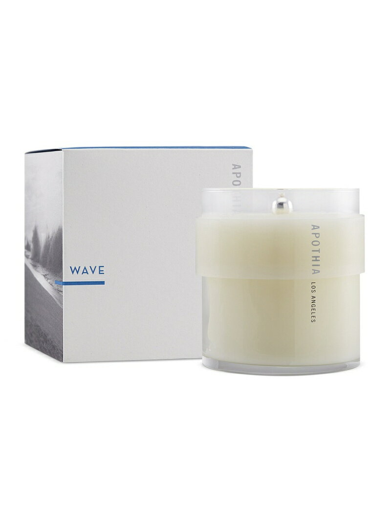 APOTHIA (公式)キャンドル WAVE アポーシア インテリア・生活雑貨 ディフューザー・お香・アロマオイル・キャンドル ホワイト【送料無料】