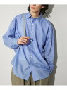 【SALE/40%OFF】CITEN <CITEN>エアリーテックスオーバーシャツ シテン トップス シャツ・ブラウス ベージュ ブラック ブルー【RBA_E】【送料無料】
