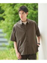 【SALE/10%OFF】UNITED ARROWS green label relaxing Somarti カノコ 半袖 シャツ -遮熱・UVカット・吸水速乾- ユナイテッドアローズ グリーンレーベルリラクシング トップス シャツ・ブラウス ネイビー ブラック ベージュ【RBA_E】【送料無料】