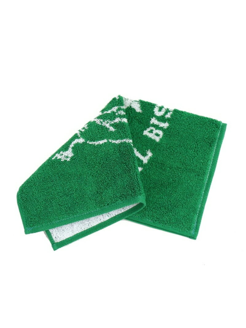 Rakuten Fashion MenのIL BISONTE イルビゾンテ コットン ロゴ入り ハンドタオル ブルーコムブルー ファッション雑貨 ハンカチ・ハンドタオル｜アングル2